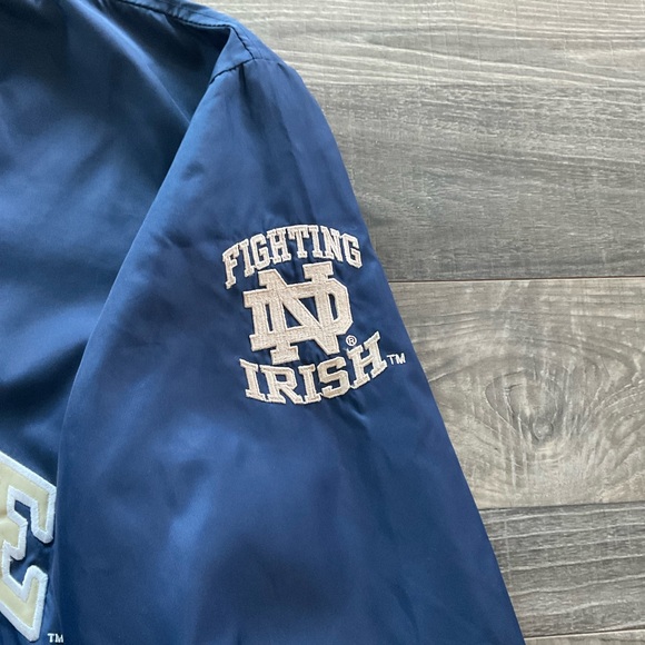 VTG Starter Notre Dame Fighting Irish Pullover Jacket Men’s LARGE Windbreaker - Picture 5 of 11